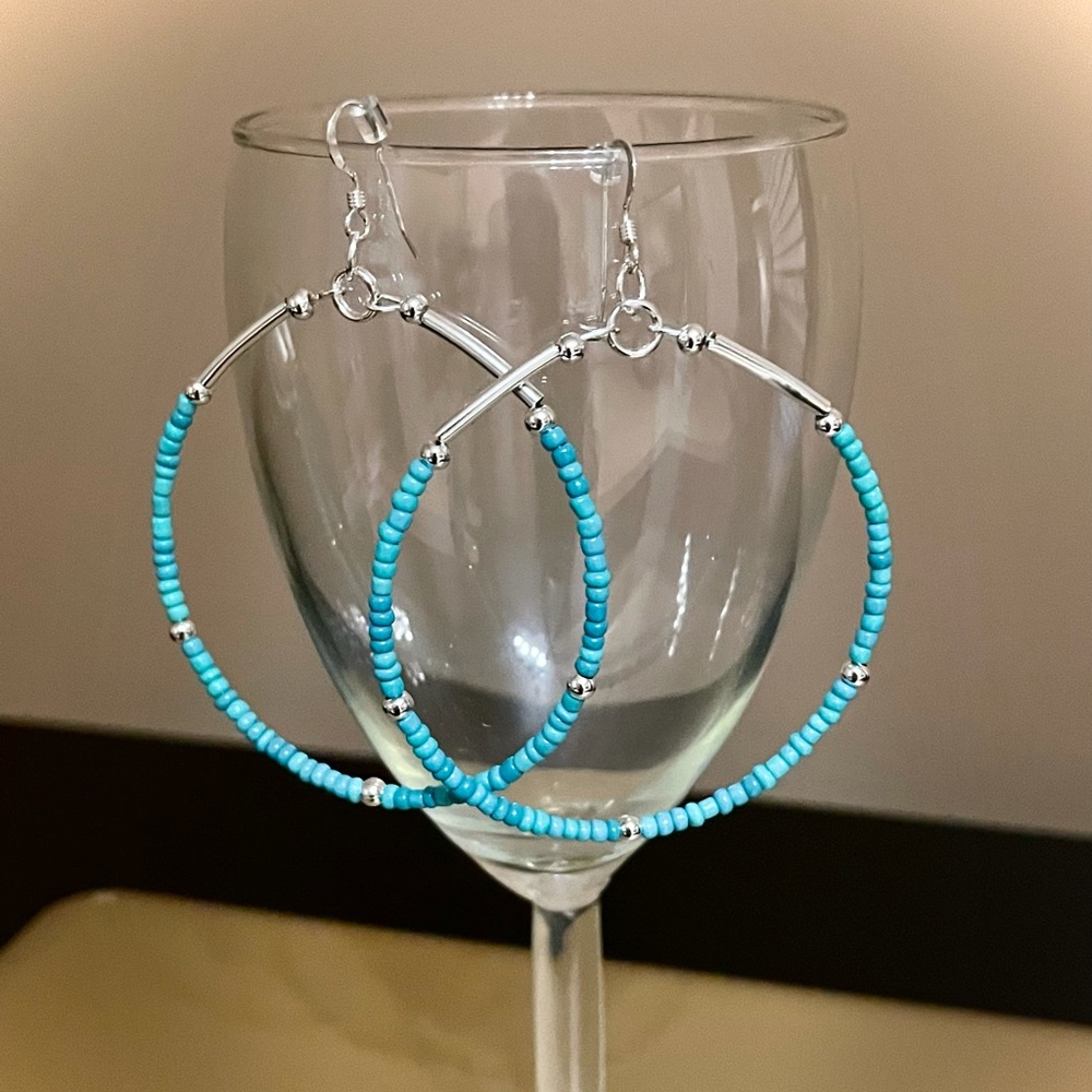 hoop earrings